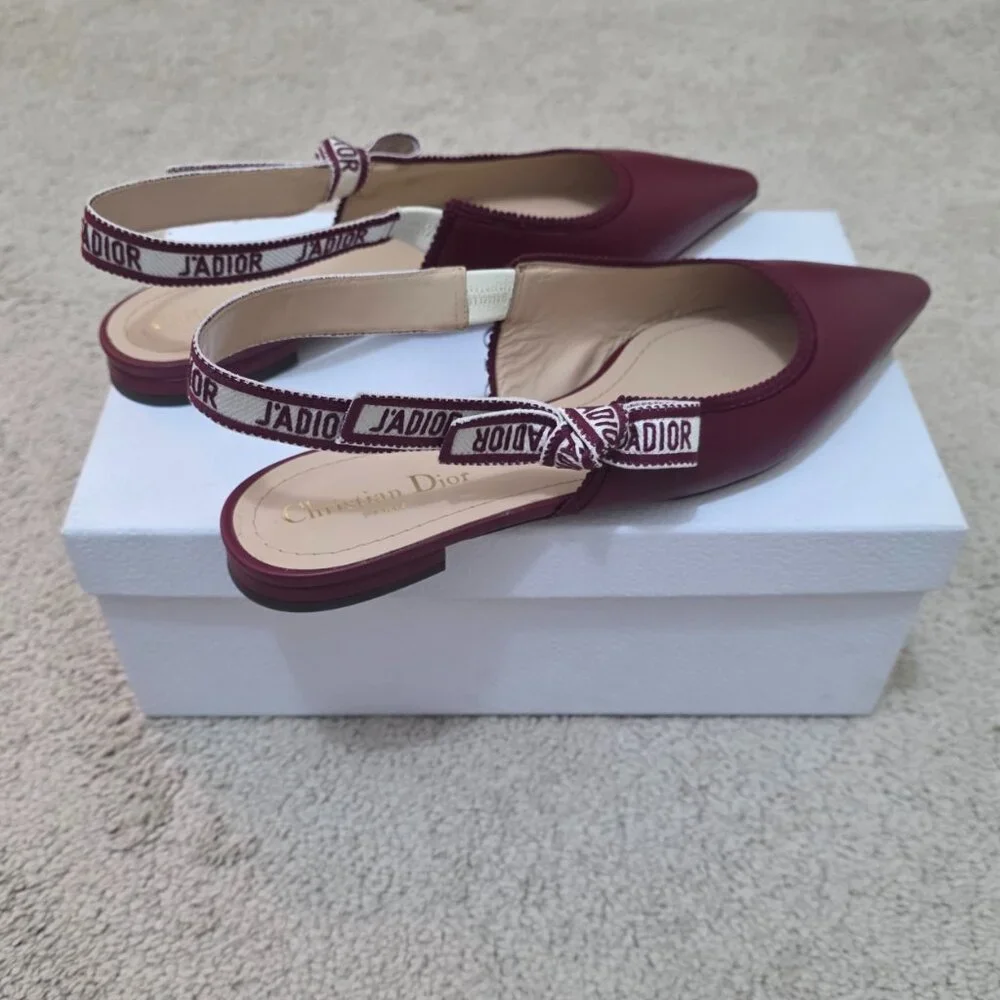 NWT Dior J'ADIOR Slingback Pump Ruby Red 41 - Picture 5 of 7